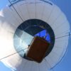 Vol captif Hautes Alpes, nacelle vue de dessous