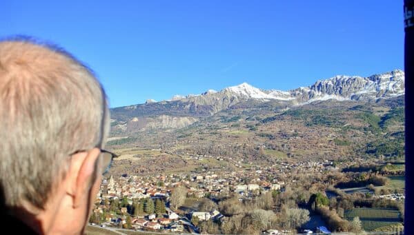 En vol Montgolfière privé les sommets des alpes du sud vous sont réservés